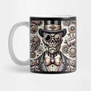 Elegant Steam Baron Robot Tee Mug